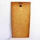 Vintage mirror engraved brass frame - 80x40cm
