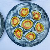 Mbfa pornic oyster plates, 1960
