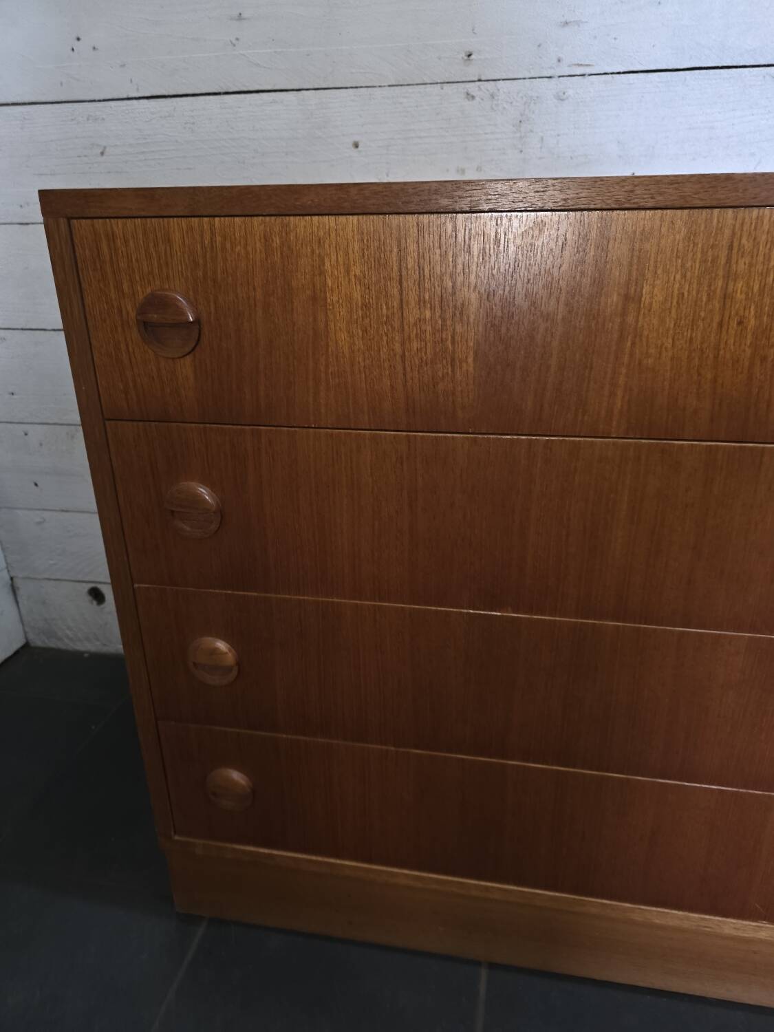 Scandinavian teak chest of drawers from the 60s