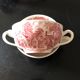 pink English tea service