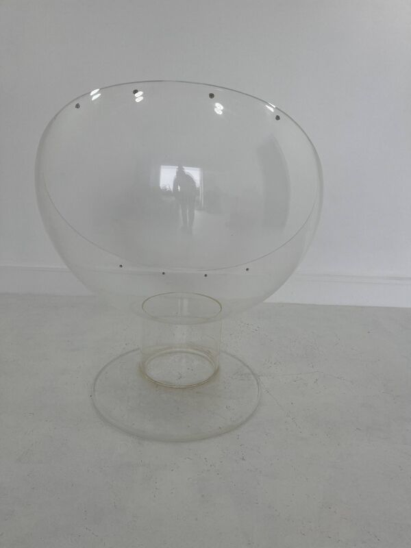 Fauteuil Egg du milieu du siècle, années 1970