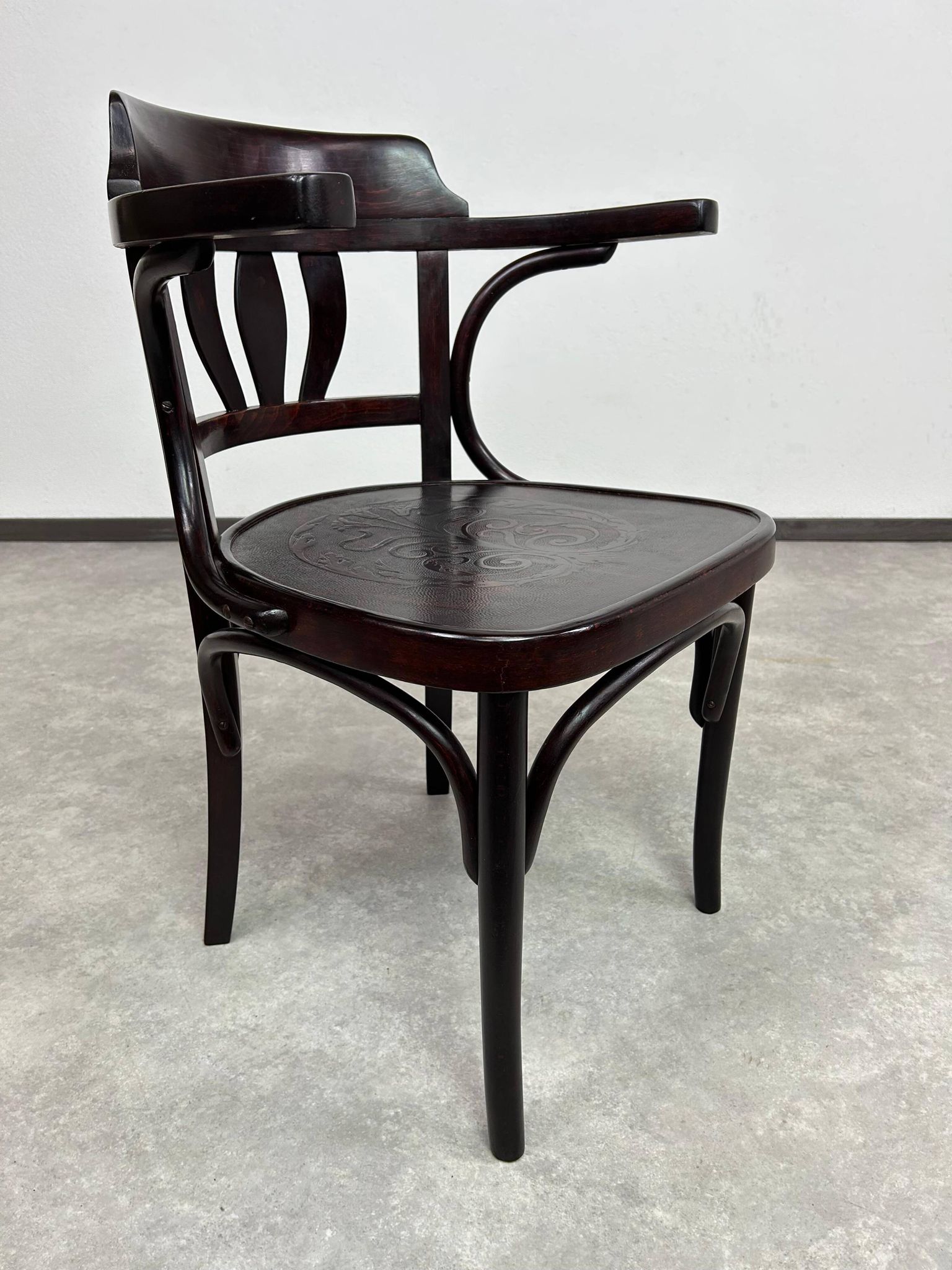 Chaise de bureau Sécession par Thonet Mundus