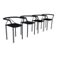Set of 4 Poltroncina Chairs by Maurizio Peregalli for Zeus Noto, 1980