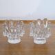 Pair of Scandinavian candle holders "Sun flower" by Goran warff 1960