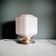 Lampe art deco rose