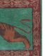 Vintage handmade Turkish rug 80x150 cm
