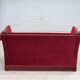 1970s, Danish 2-seater "Spanish" drop arm sofa, furniture velour.