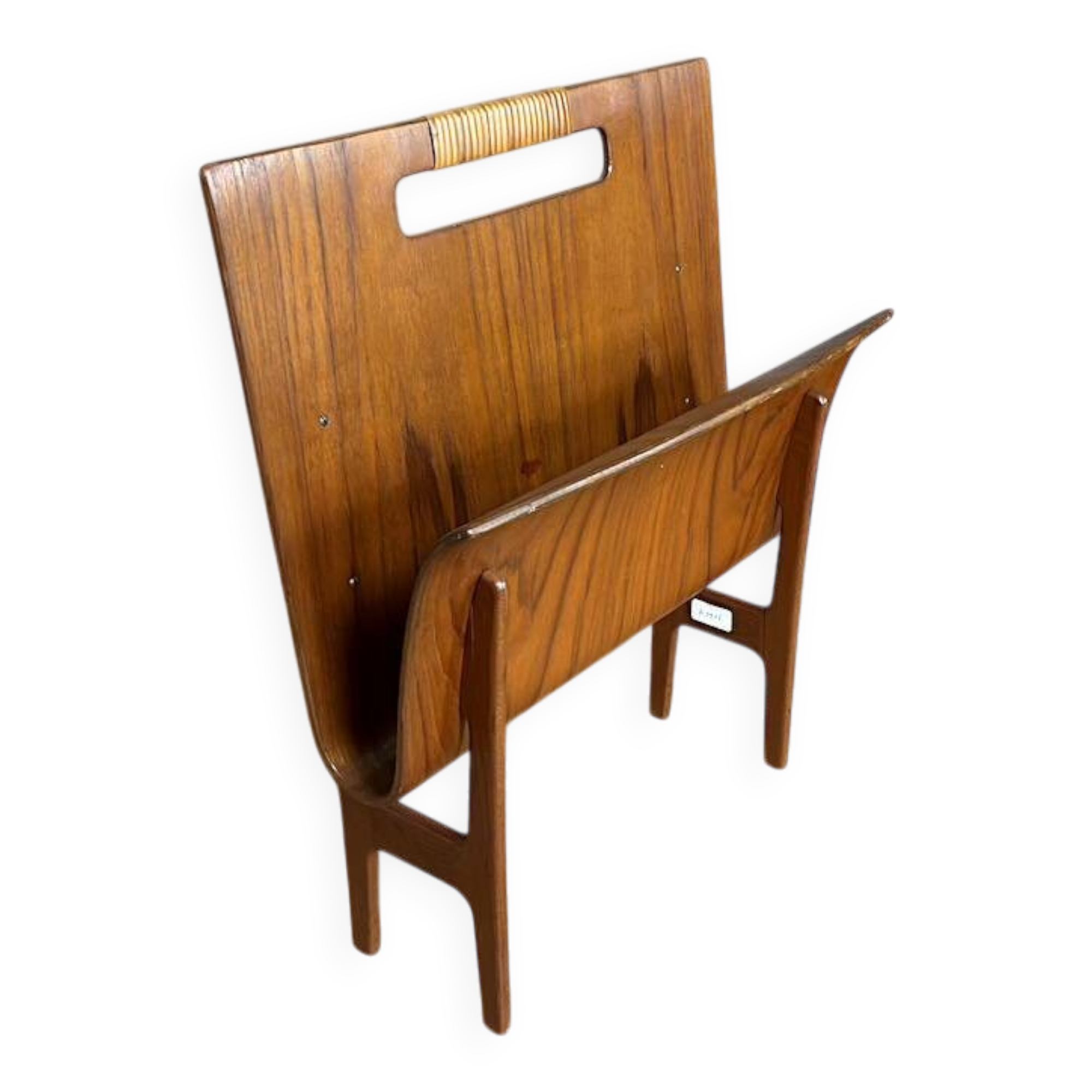 Danish Magazine Rack by Ejnar Larsen & Aksel Bender Madsen Vintage 1960
