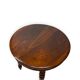 Table ronde italienne en noyer, années 1900