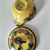 Breton bonbonnière Quimper Henriot – Hand-painted earthenware