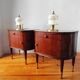 Paire de tables de chevets Italiennes 1956