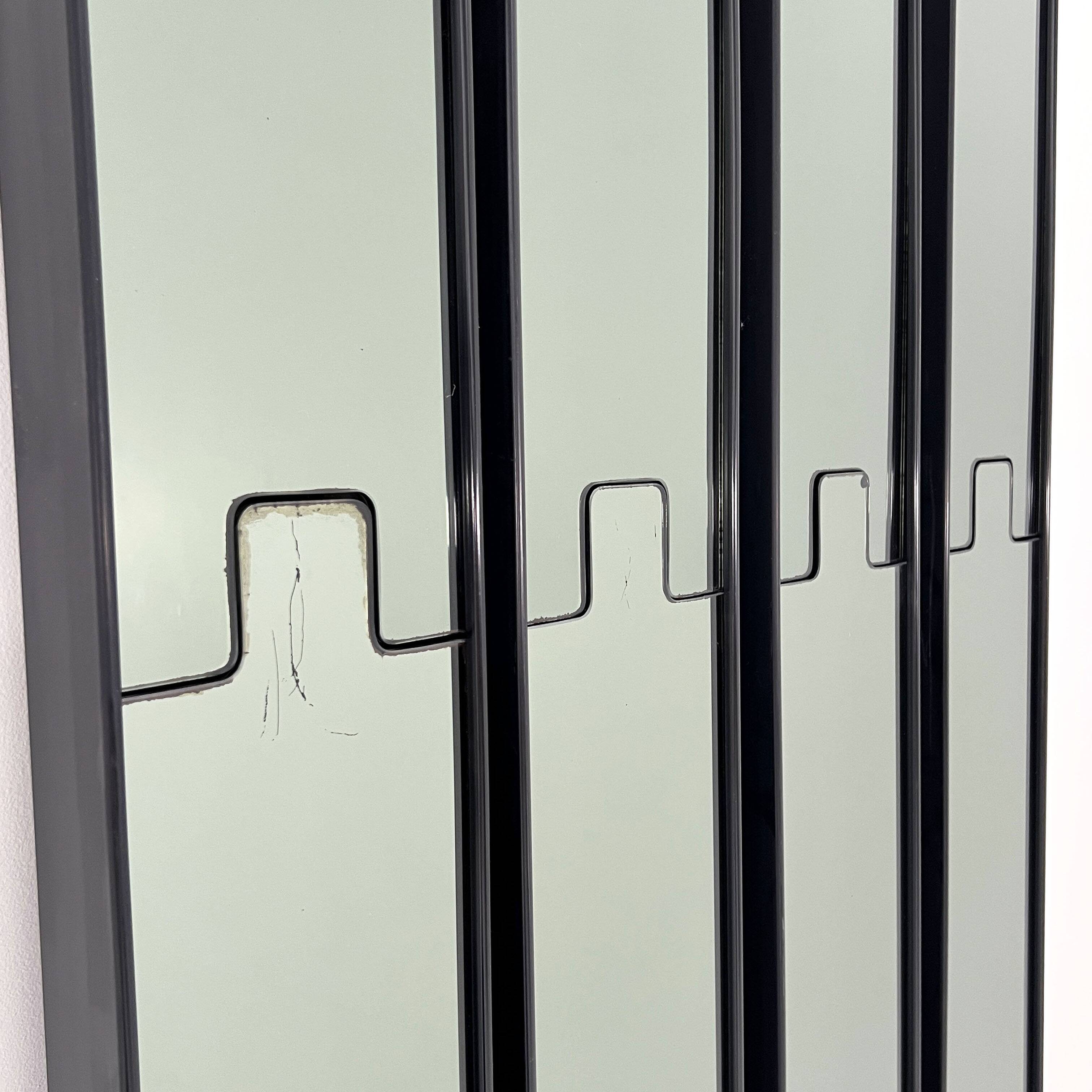 Set of mirrors/coatracks model Gronda by Luciano Bertoncini for Elco.