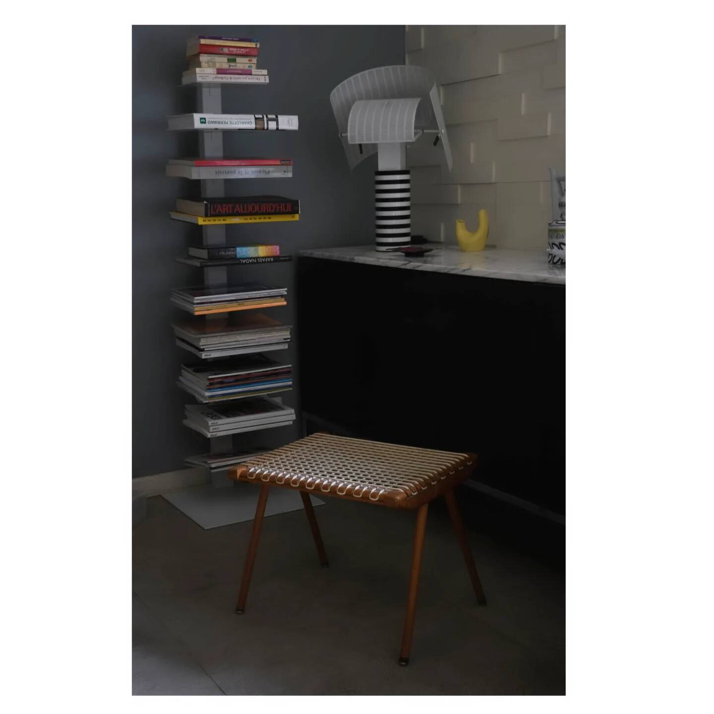 Pair of Georges Tigien stools