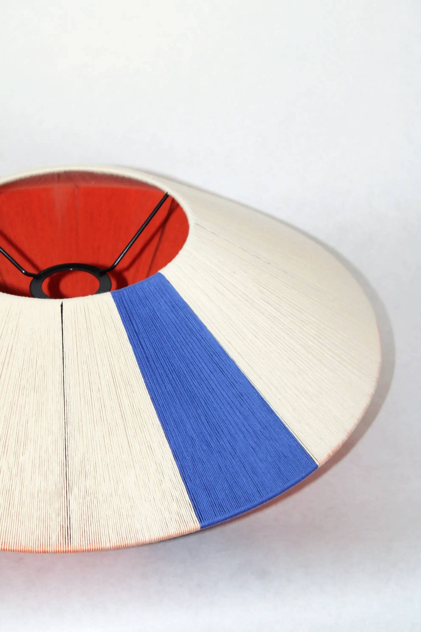 Suspension la Céleste orange et bleu