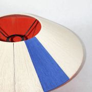 Suspension la Céleste orange et bleu
