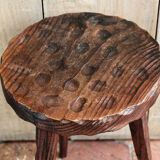 Wooden tripod stool