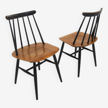 Set de 2 chaises Fanett par Ilmari Tapiovaara, Suède, 1960