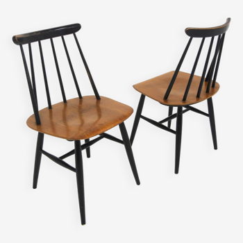 Set of 2 Fanett chairs by Ilmari Tapiovaara, Sweden, 1960