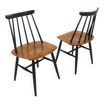 Set de 2 chaises Fanett par Ilmari Tapiovaara, Suède, 1960