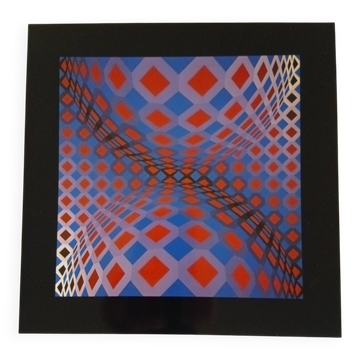 Victor Vasarely Serigraphy op art Editions du Griffon