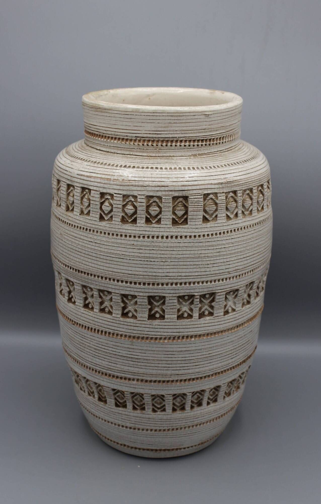 Vintage ceramic vase bitossi - aldo londi dlg jean besnard