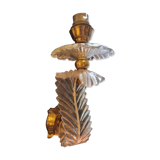 Art deco resin and brass wall lamp