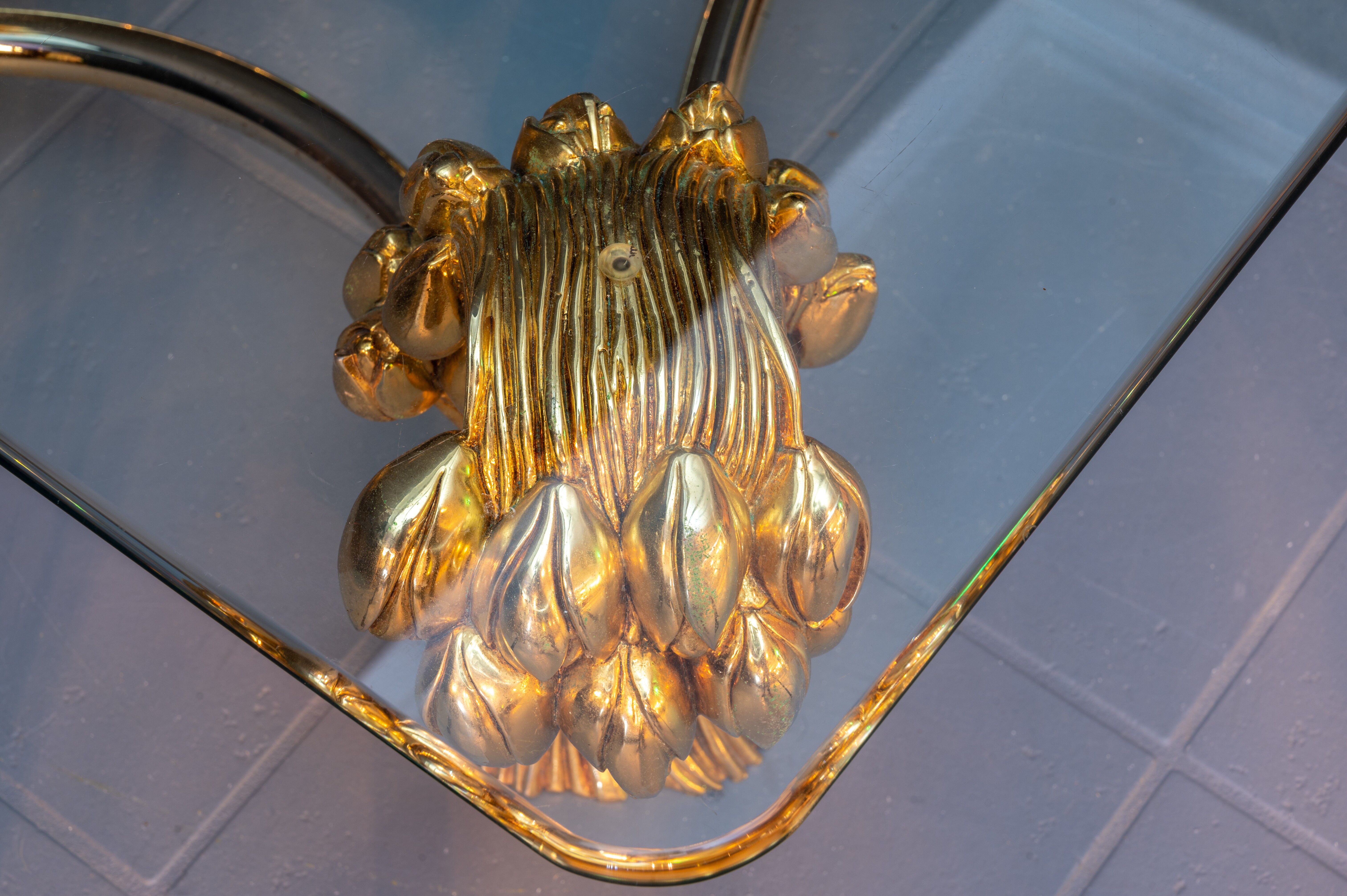 Vintage tulip coffee table, 1970