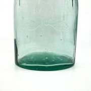 Grande bouteille "Mercur" en verre et bouchon en céramique • 2L • 1930