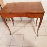 Louis XV style dressing table in cherry wood from the 1950s