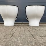 Joe Colombo Elda design armchair, Longhi edition