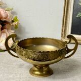 Saladier art nouveau en laiton
