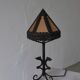 Arts & Crafts wrought iron dragon table lamp | Italy | 1910s