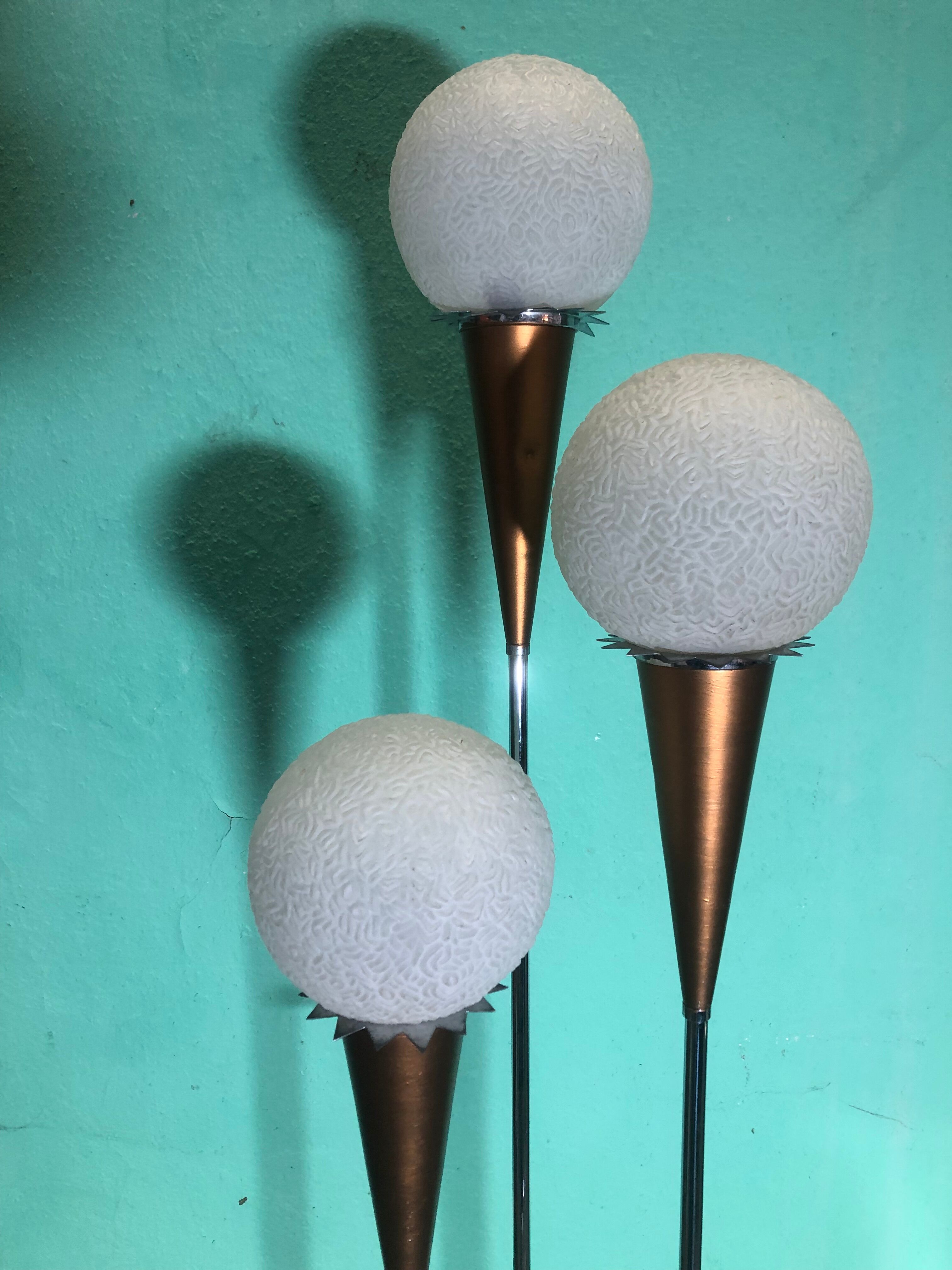 Lampadaire vintage des années 60