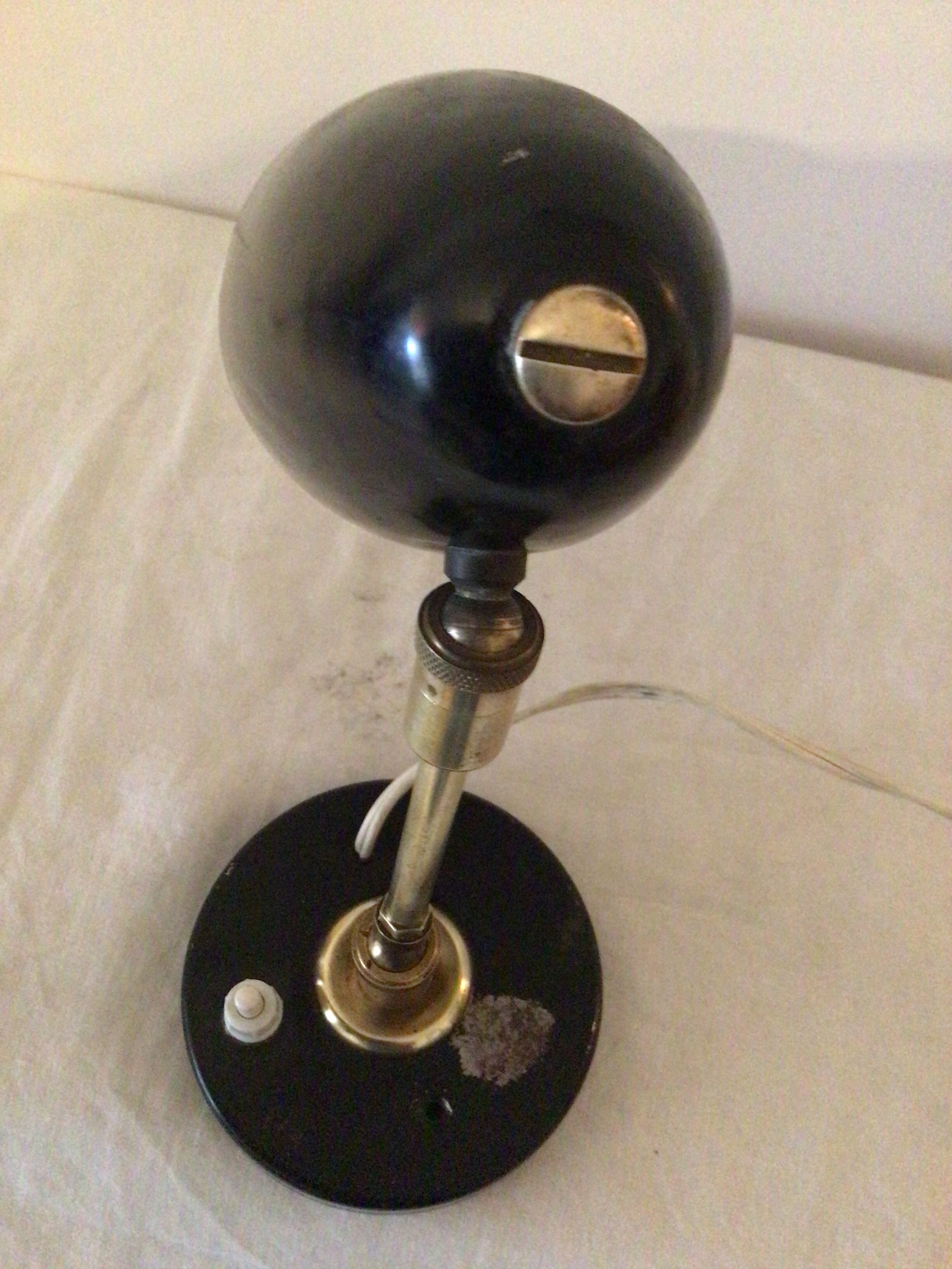 Vintage black articulated lamp