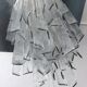 Mazzega, xl vintage clear murano glass elements chandelier from 70s