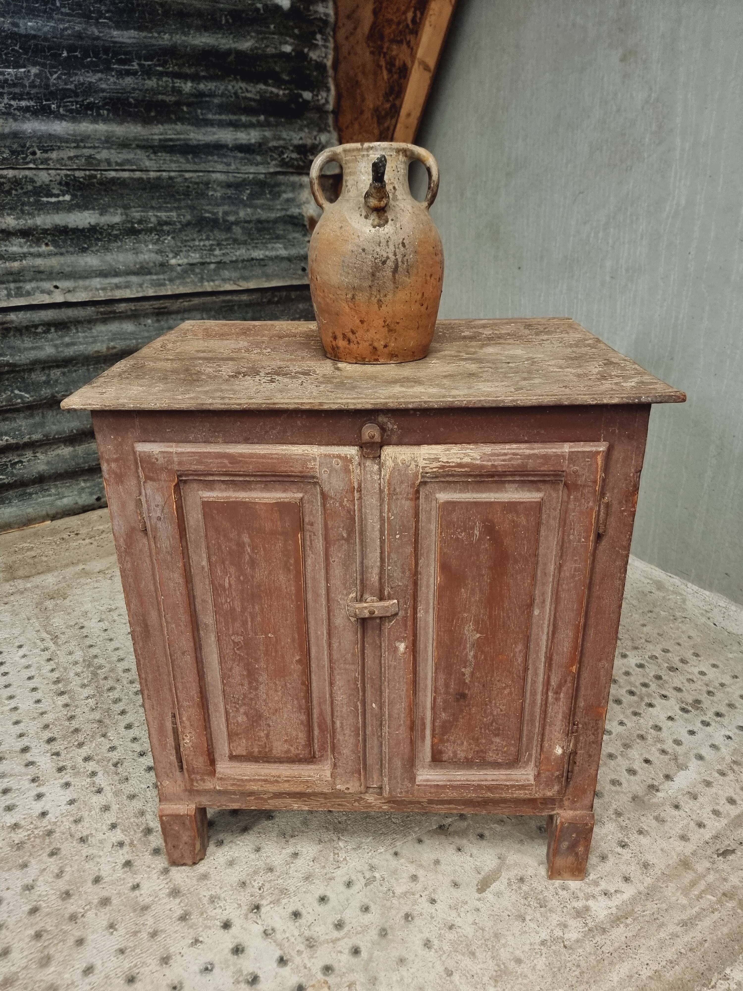Antique cupboard sideboard ox red oak