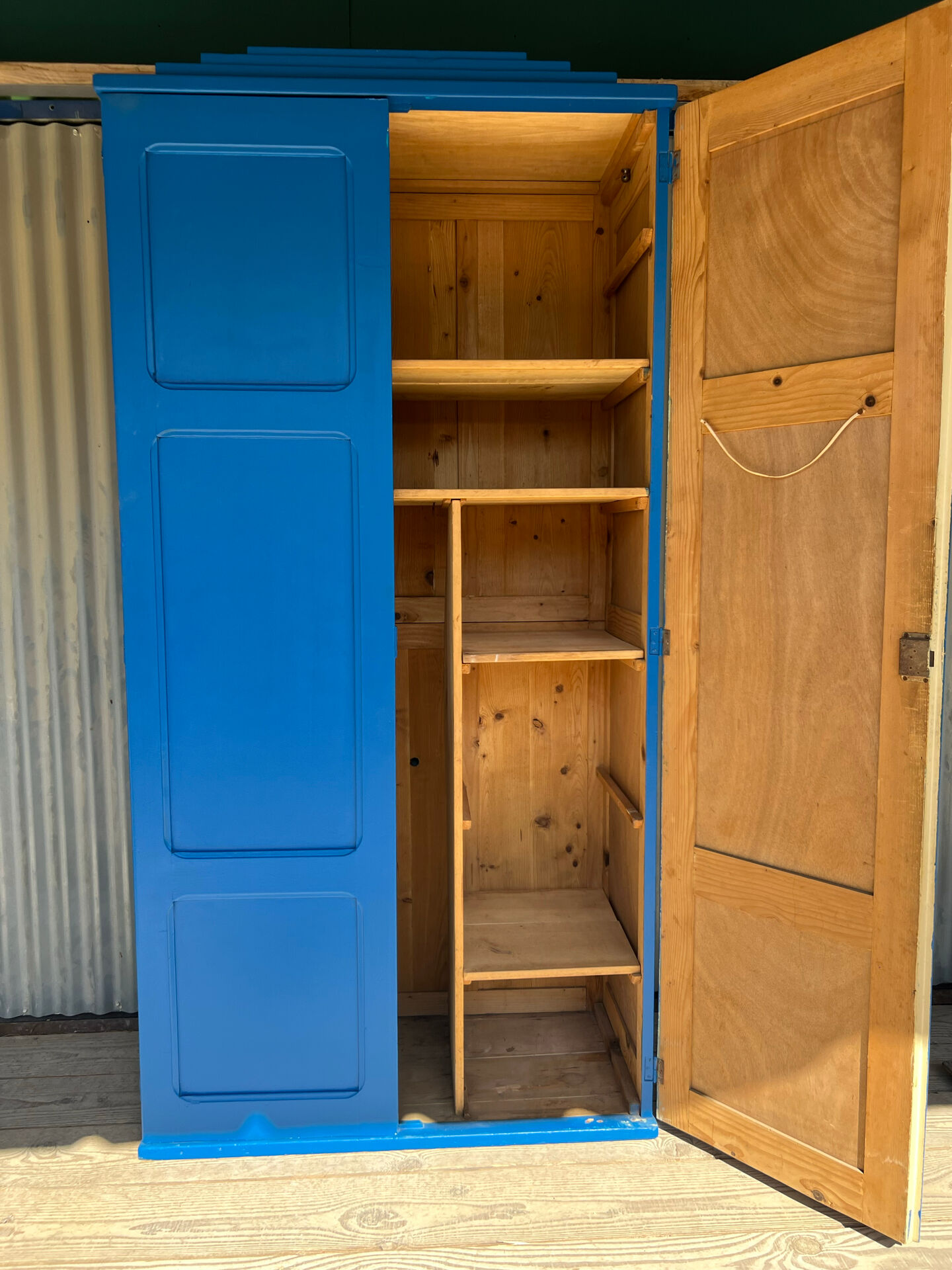 Blue wardrobe