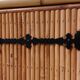 Vintage 3-door bamboo and rattan sideboard 50