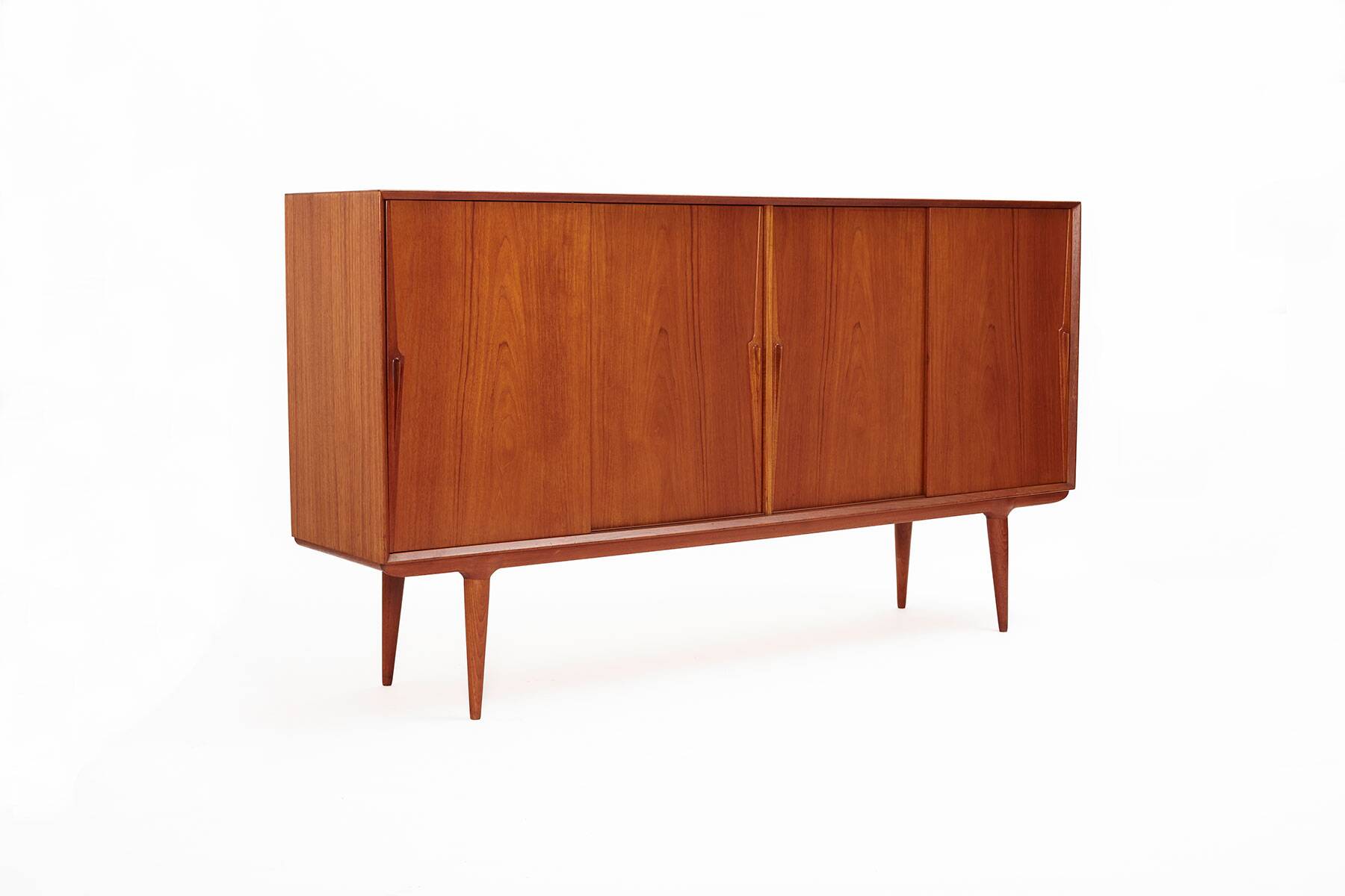 High sideboard model 19 designed by Gunni Omann for Omann Jun Møbelfabrik