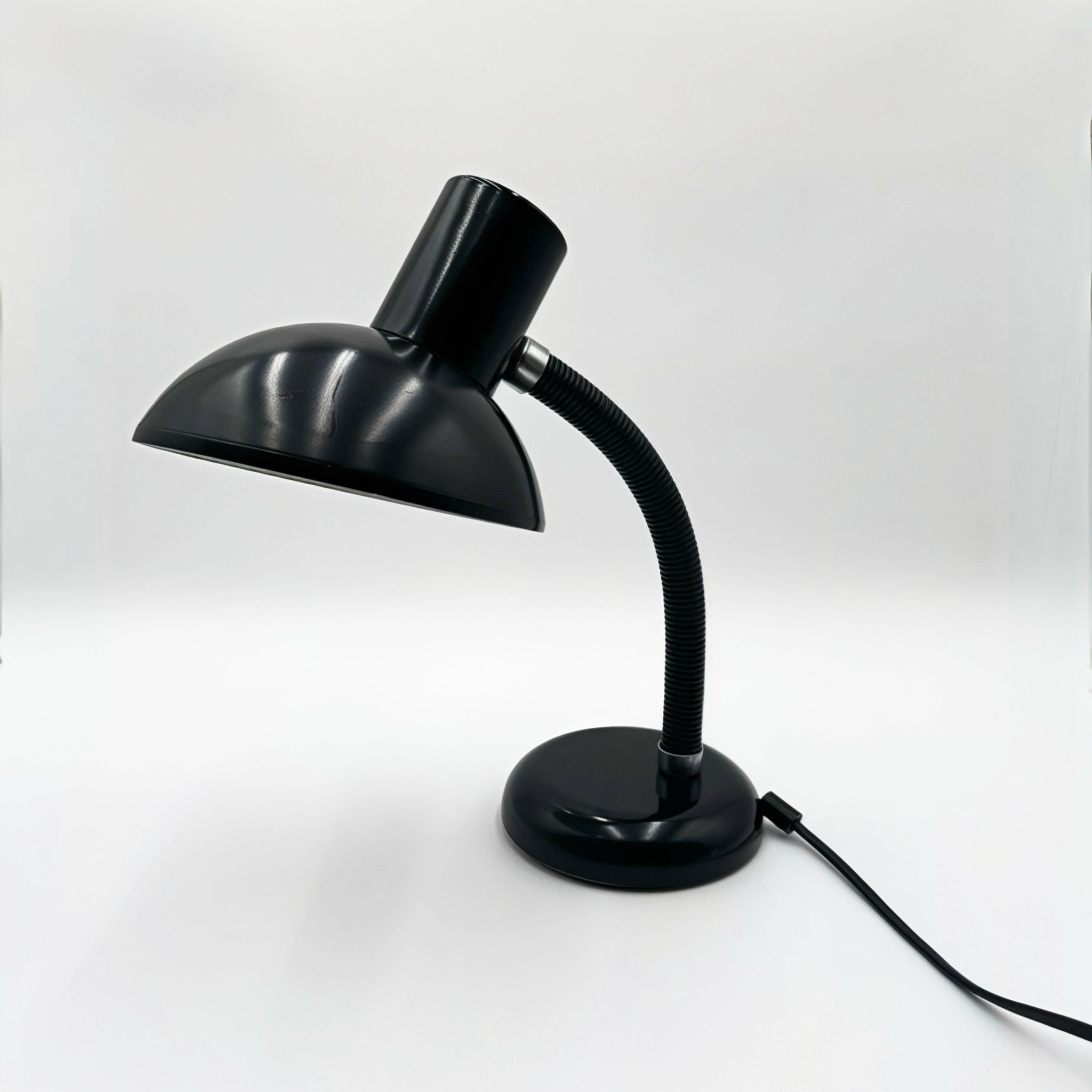 Lampe cocotte noire Veb Narva années 70