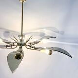 Large Dahlia-style chandelier