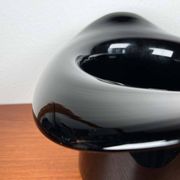 Vintage Italian vase top hat in Murano glass, 1980s.