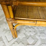 Vintage rattan trolley
