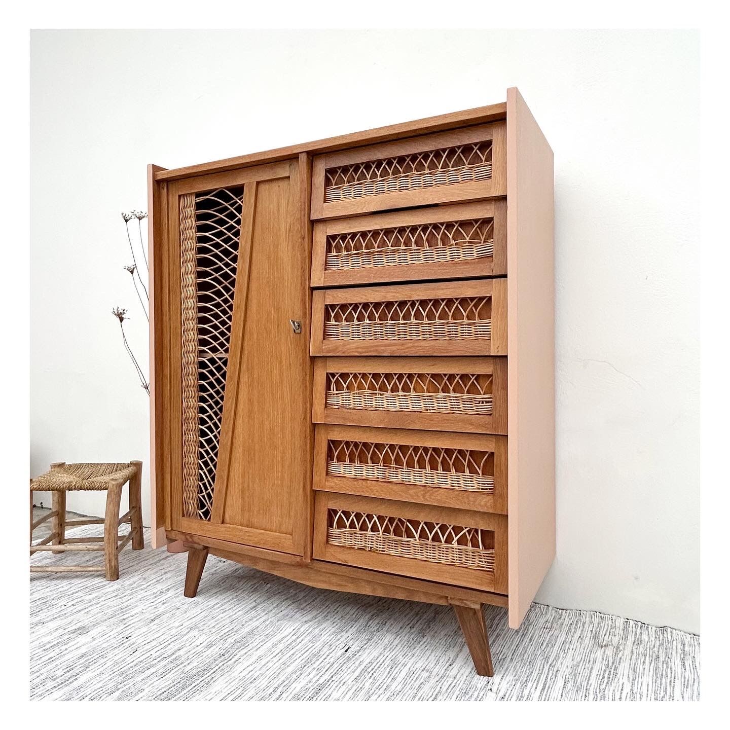 Rattan cabinet