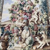 Handmade aubusson vintage tapestry 116x149 cm