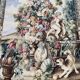 Handmade aubusson vintage tapestry 116x149 cm