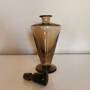 Crafe vintage ronde verre fumé