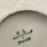 Ensemble petit-déjeuner porcelaine blanche et dorée