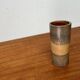 Vintage German brutalist studio pottery vase, 1979
