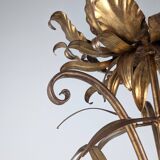 Gilded Metal Planter with Leaves Att. Hans Kögl , Germany, 1970s